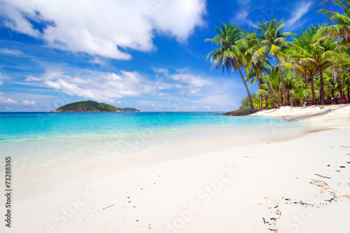 Tropical beach scenery in Thailand