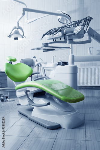 Special equipment for a dentist, dentist office