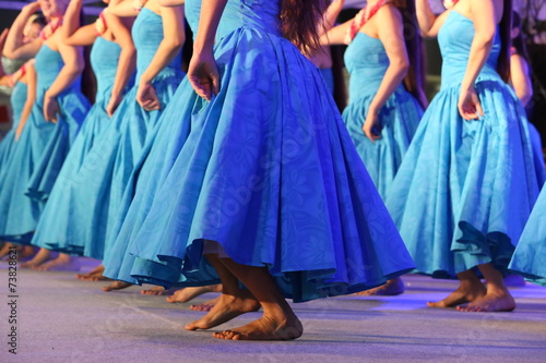 Hawaiian hula dancer