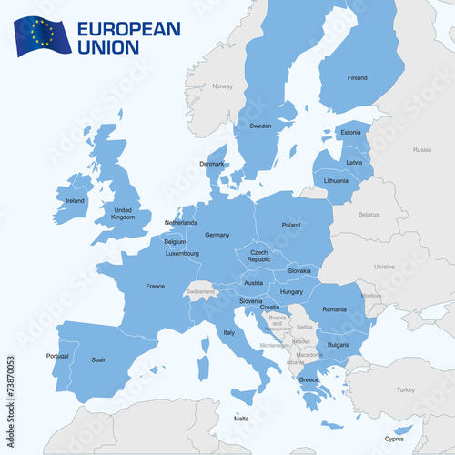 Europe - Map of the European Union