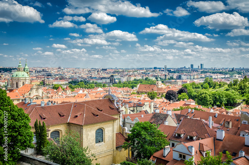 Praga widok na miasto