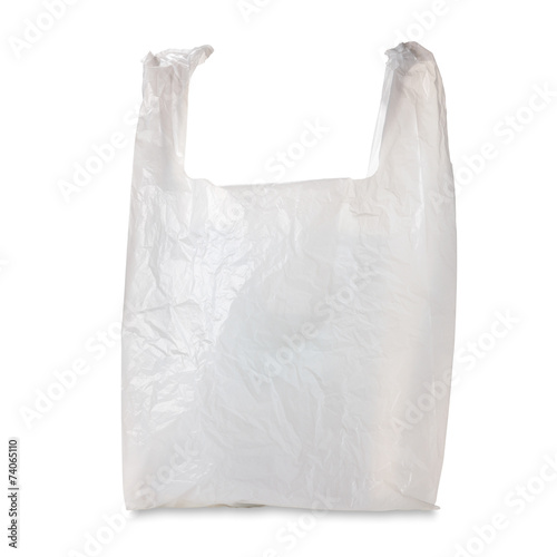 Plastic Grocery Bag / with clipping path