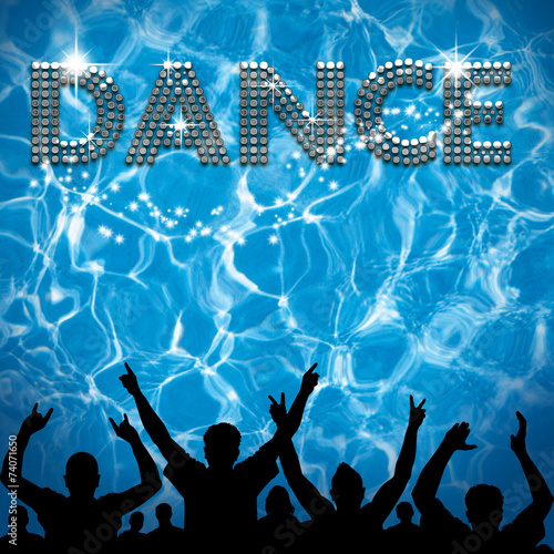 Dance poster pool party
