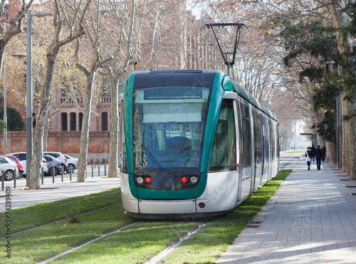 Ordinary tramway on street