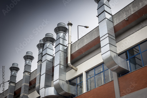 industrial metallic chimneys