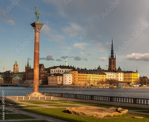 View over the old town in Stockholm, Sweden
