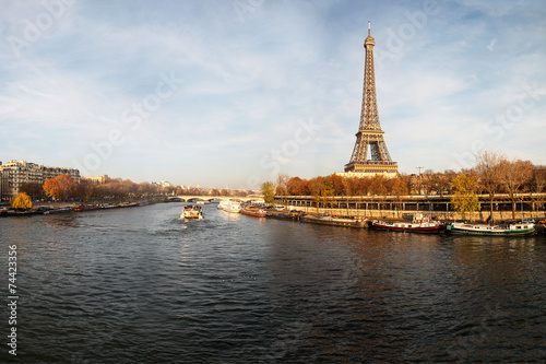 Seine river, Paris, France.