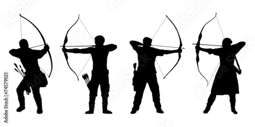 archer silhouettes