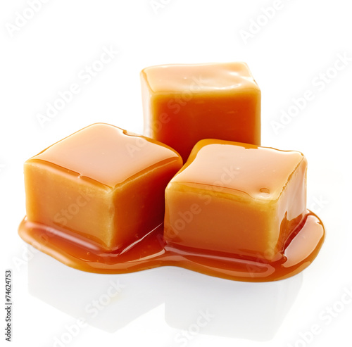 caramel candies and caramel sauce