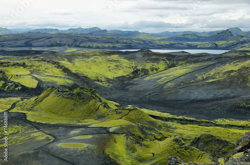 Volcanic landscape in Lakagigar