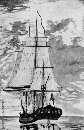 HMS Resolution by Henry Roberts ca. 1780