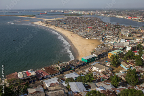 Armenviertel in der Hauptstadt von Liberia