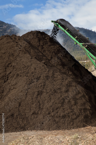 Large Scale Compost Pile