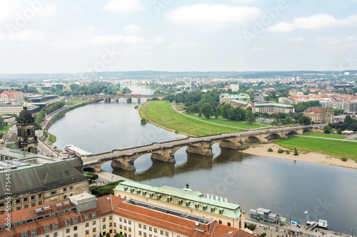 Bridge over River Elbe in Dresden