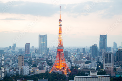 TOKYO - October 11: Tokyo Tower on October 11, 2013 in Tokyo. It