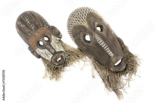 Drewniane maski afrykańskie