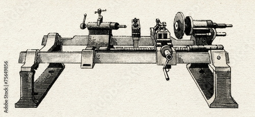 Maudslay's early screw-cutting lathe, 1798