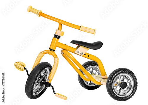 Kids yellow tricycle