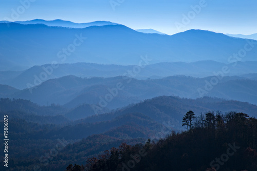 Great Smoky Mountains National Park, View from Look Rock