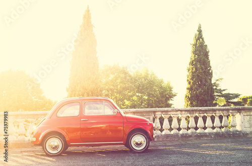 Old Italian car FIAT 500