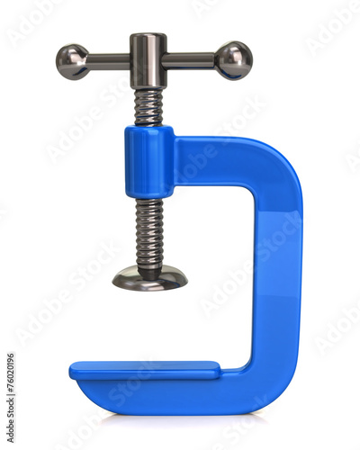 Blue clamp Icon