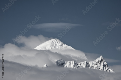 Beautiful snow-capped mountains