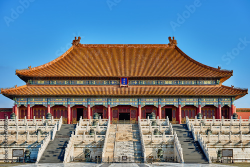 Taihedian Home Of Supreme Harmony Imperial Palace Forbidden City