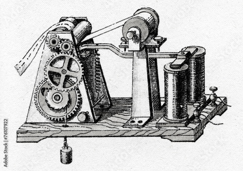 Morse telegraph receiver 1838