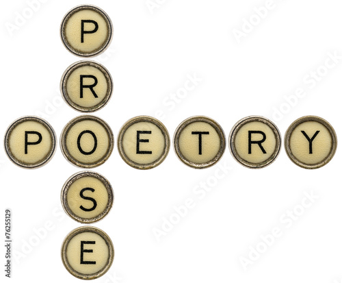 poetry and prose crossword