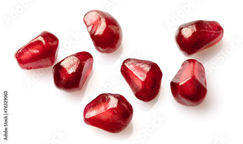Seeds of pomegranate in closeup