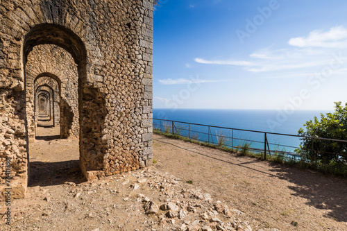 ancient temple in Terracina, Lazio, Italy