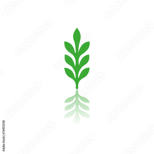 green leaves icon