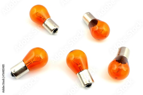 orange bulb Car