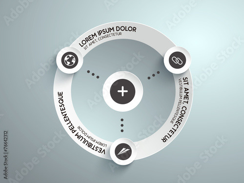 infografía para negocios con valores e iconos. Vector