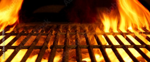 BBQ or Barbecue or Barbeque or Bar-B-Q Charcoal Fire Grill