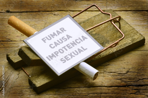 Fumar causa impotencia sexual