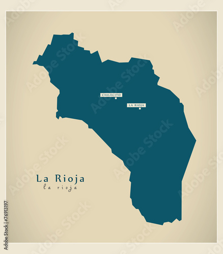 Modern Map - La Rioja AR