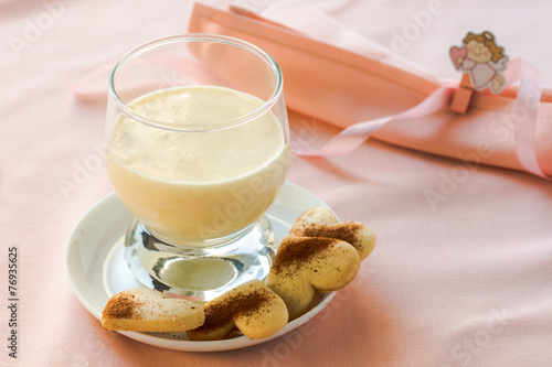 Zabaione, Italian dessert made of egg yolks, sugar, and Marsala