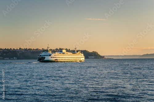 Ferry to Bainbridge Island at Sunset