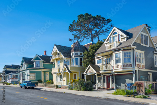 Street in Pacific Grove, Monterey, California, USA