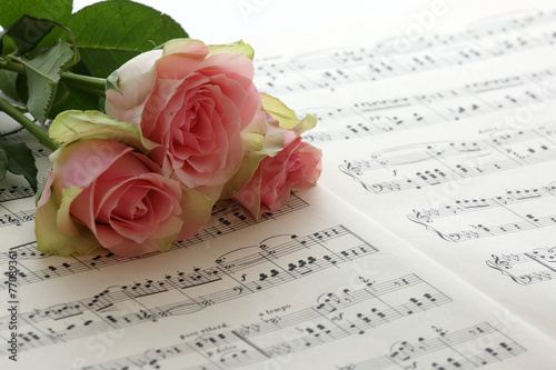 music and three roses