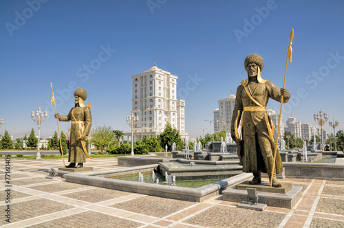 Monument of independence in Ashgabat