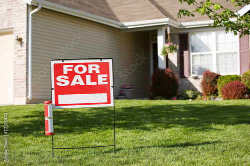 Home: Sign in Front of Home