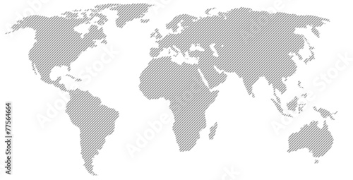 world map silhouette