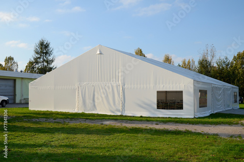 White tent