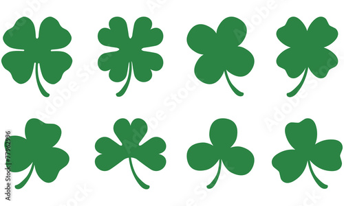 Four and Three Leaf Clovers