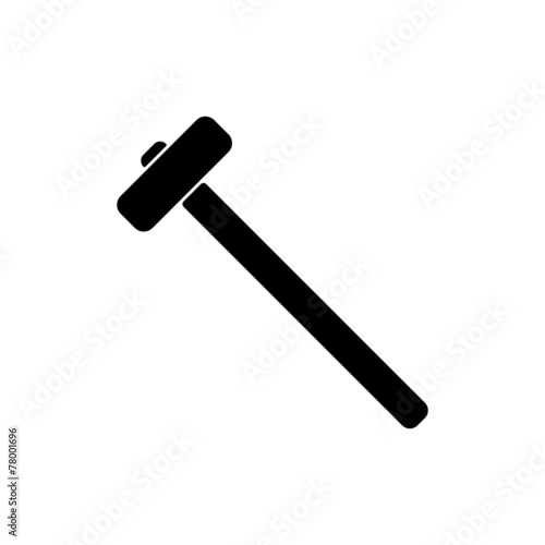 The sledgehammer icon. Sledgehammer symbol.
