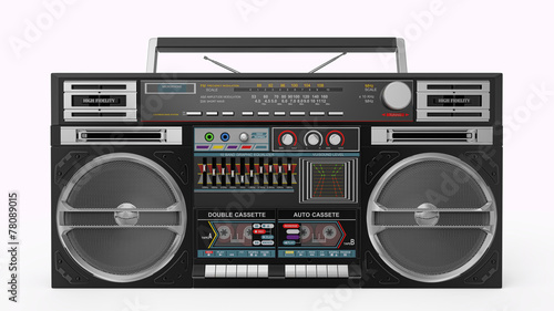 Boombox Front View