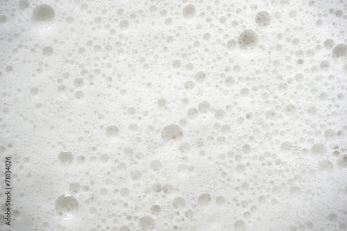 White foam