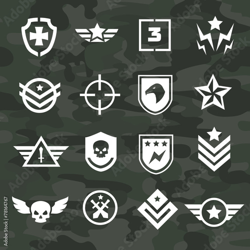 Military symbol icons and logos special forces